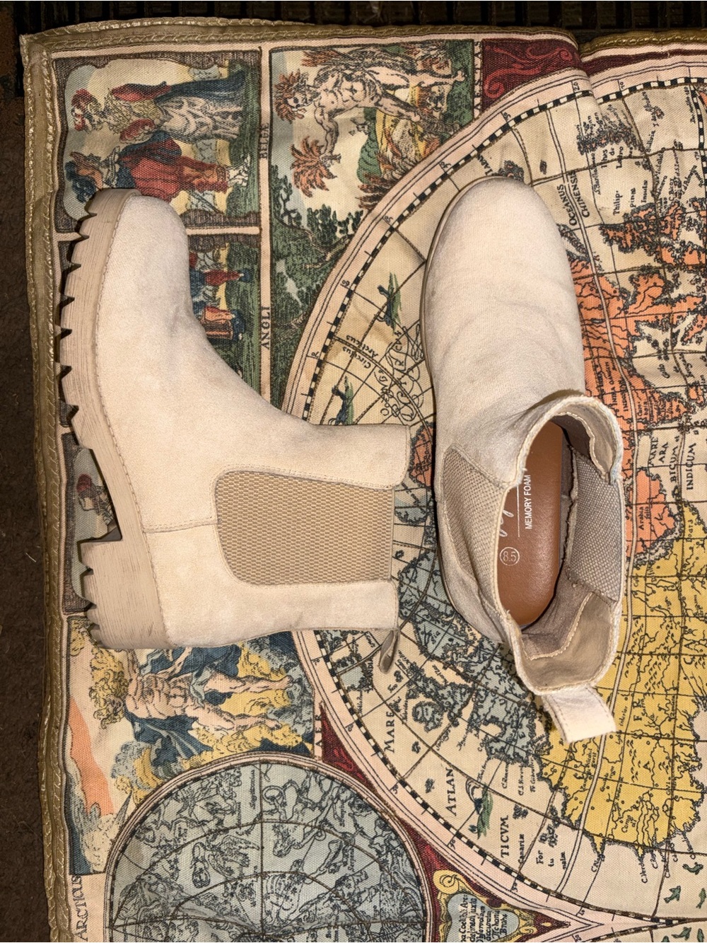 Beige Suede Chelsea Boots for Women - Neutral Ankle Boot